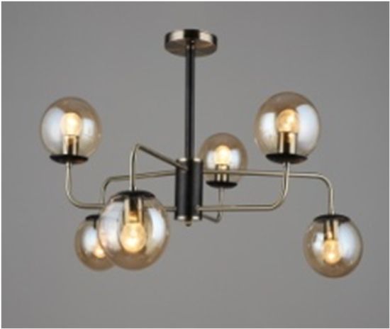 3776/6 AB+BK (2) Люстра (RL)