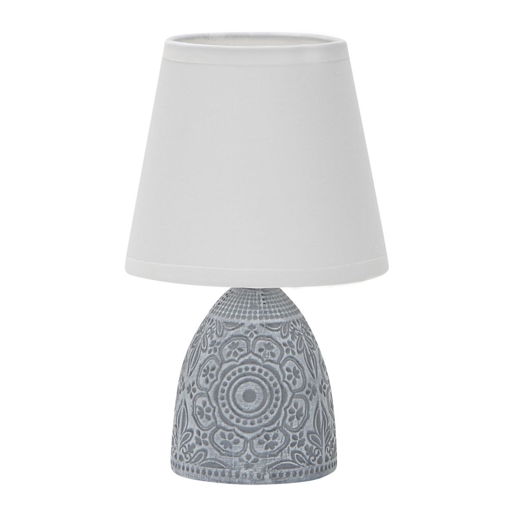 UML-B301 E14 DARK GREY Светильник настольный декоративный под лампу Е14. 40W. Механический выключатель. Темно-серый. ТМ Uniel