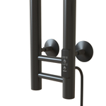 Полотенцесушитель MIXLINE MOON GRAPHITE 120/10 (таймер,103 Вт) электрический ГРАФИТ