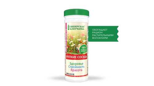 Крепкие сосуды, Клетчатка Сибирская, 170 г