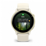 Умные часы Garmin Vivoactive 6 лунно-золотистый с ремешком цвета слоновой кости