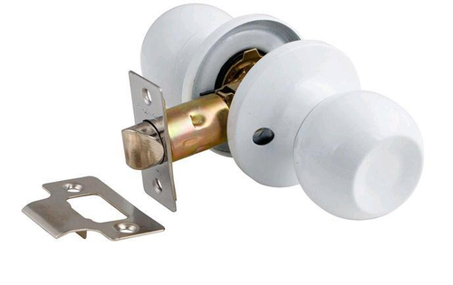 Защелка-Комплект  S-Locked 6072-05 PS White круглая пустая БЕЛЫЙ /121338