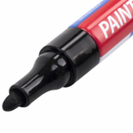Маркер-краска лаковый EXTRA (paint marker) 4 мм ЧЕРНЫЕ набор 3 шт. усиленная нитро-основа BRAUBERG (3 штуки в упаковке)