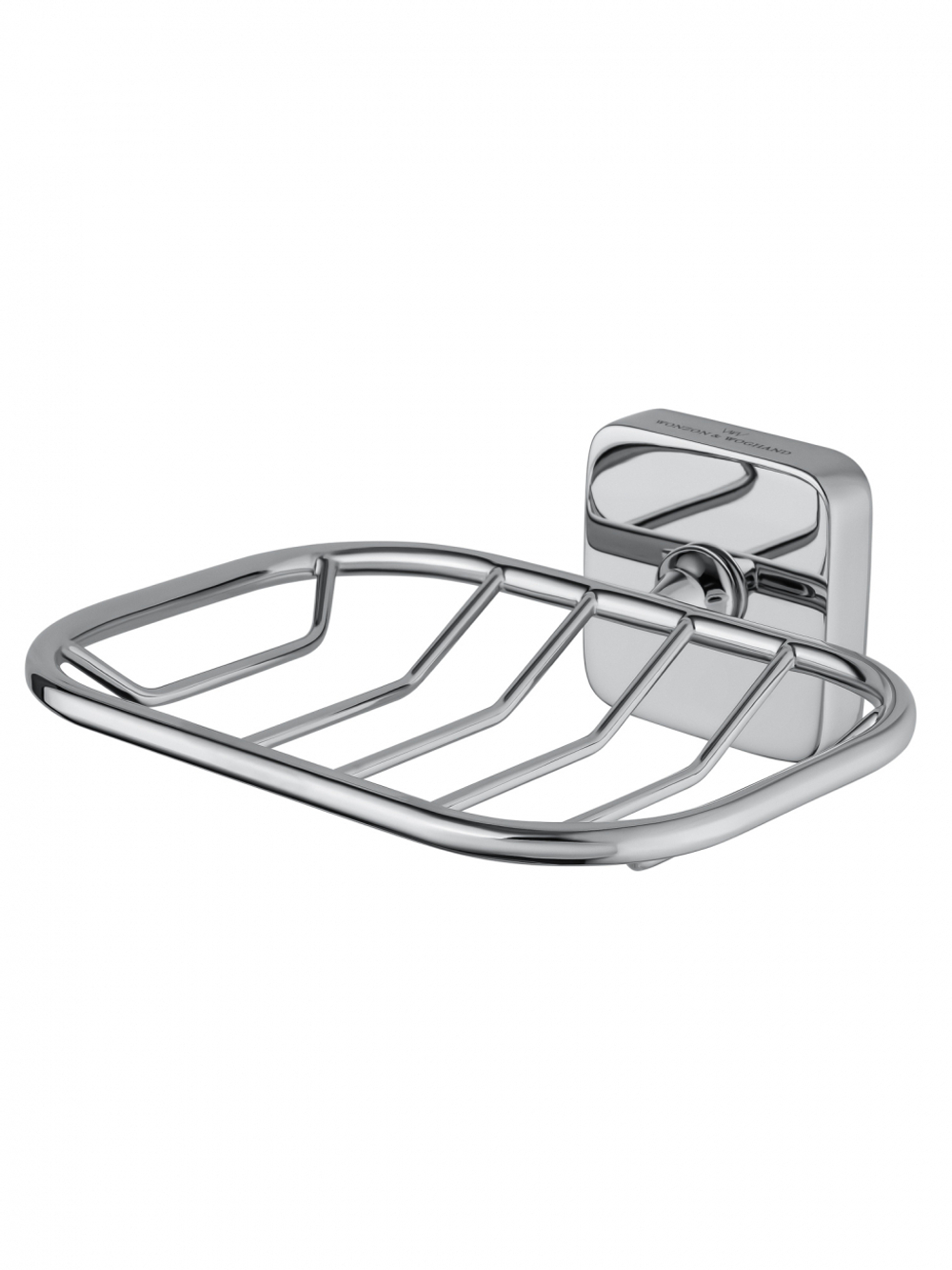 Мыльница с держателем WONZON & WOGHAND STILL, Хром (WW-6624)