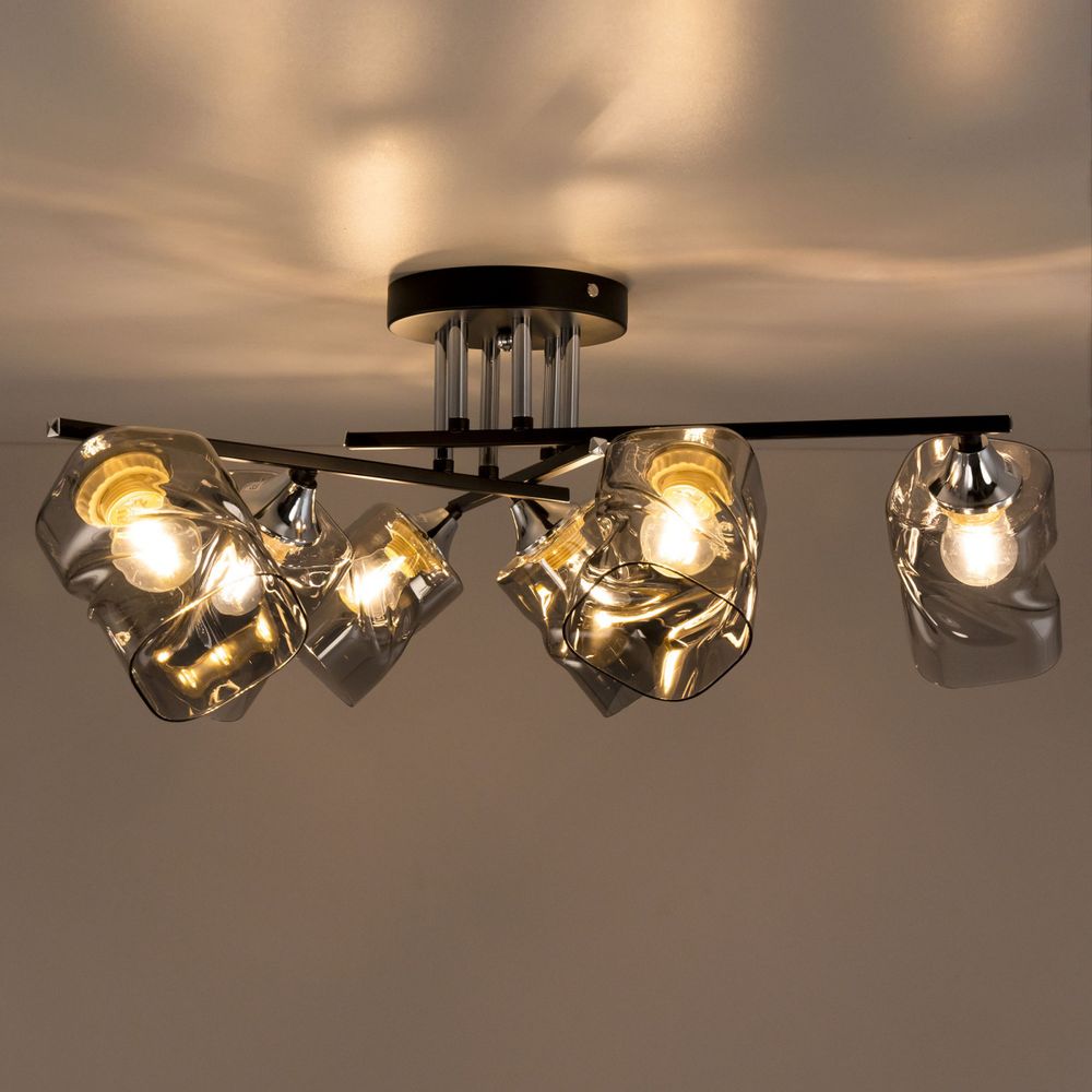 Citilux Клаус CL134165 Люстра потолочная Чёрная