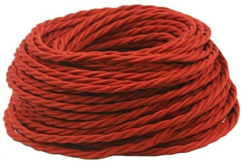 Ретро провод витой Красный Interior Wire Twist Магус ТМ ПВР-КРС / 3х2,5