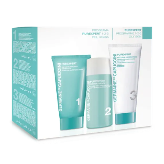 Набор-программа 1-2-3 для жирной кожи, с тоном