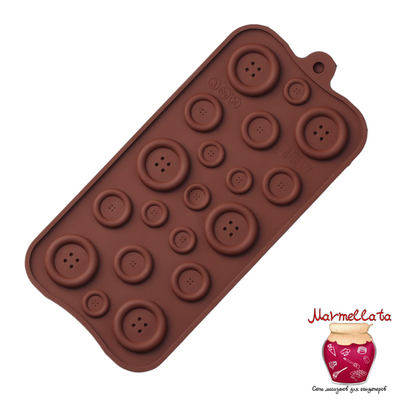 Форма для шоколада "Пуговки" 22*10,5 см