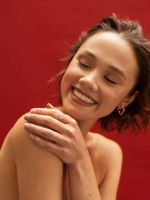 Кольцо Розовый кварц