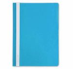 Папка скоросшиватель inФОРМАТ А4 голуб. пластик 150 мкм карман д/маркир.этикет.