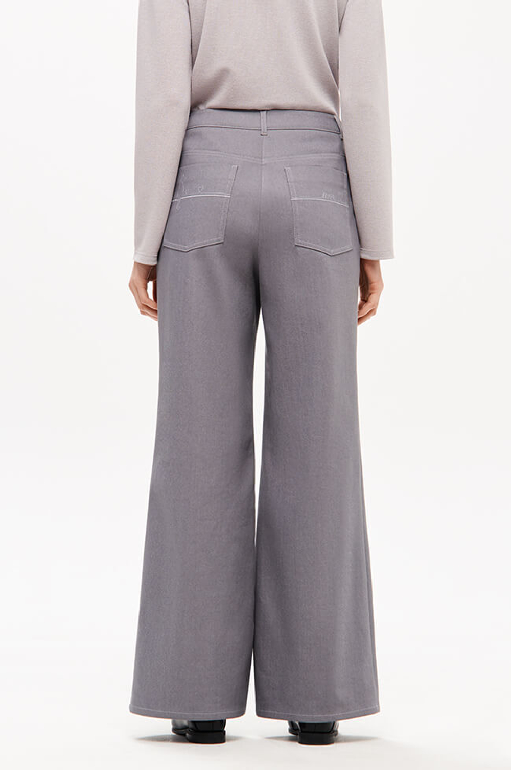 31205 Джинсы женские (серый джинс)