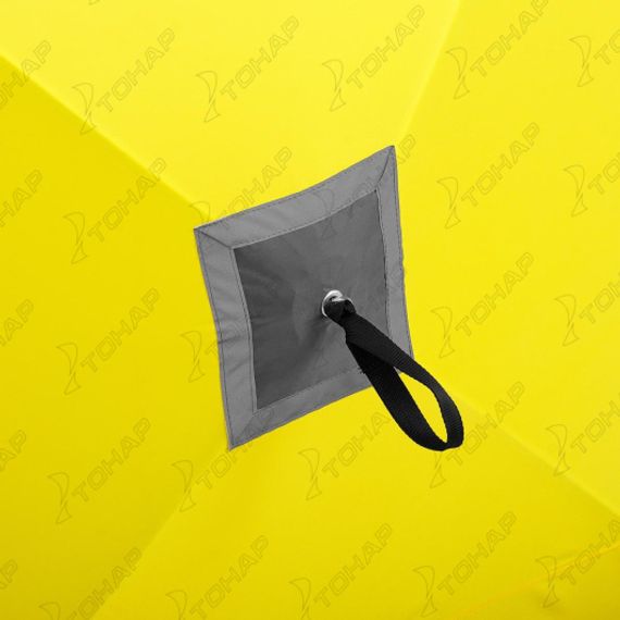 Палатка зимняя Куб 1,5х1,5 желтый/серый (HS-WSC-150YG) Helios