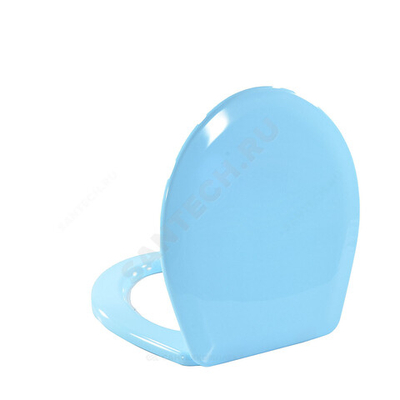 Сиденье для унитаза полипропилен универсальное голубое Серия К Орио К-02
