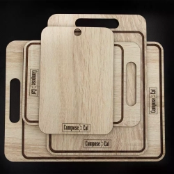 Доска разделочная 22x15см ComposeEat дуб светлый