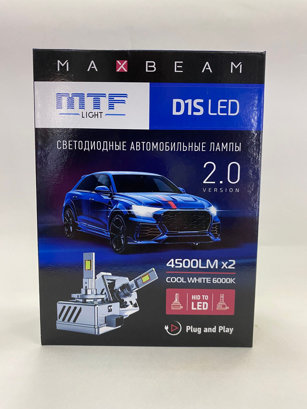 Светодиодные лампы MTF Light D5S MaxBeam 2.0 4500lm, 6000K, 35W (к-т 2шт.)