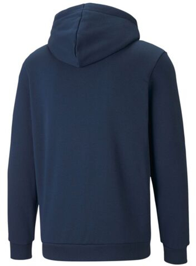 Мужская теннисная кофта Puma Essentials Small Logo Hoodie - marine blue