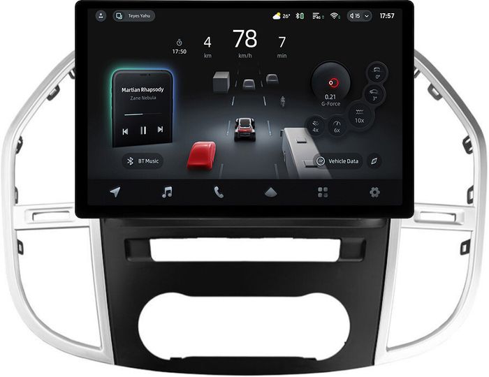 Магнитола для Mercedes-Benz Vito W447 2014+ - Teyes CC4-PRO монитор 13" 2K QLED на Android 13, Быстрейшая, Snapdragon 778G, ИИ, CarPlay, DSP, 4G SIM-слот