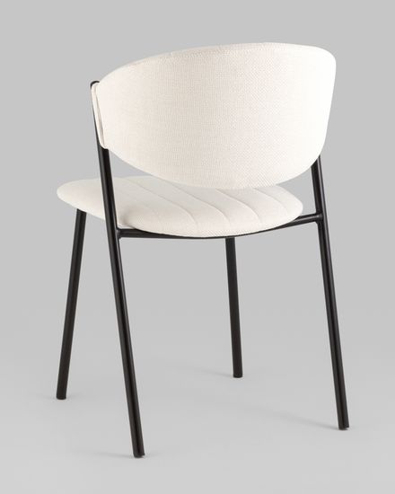 Стул Харпер ткань рогожка молочный