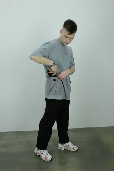 Футболка UNIFORM Pocket (серый)