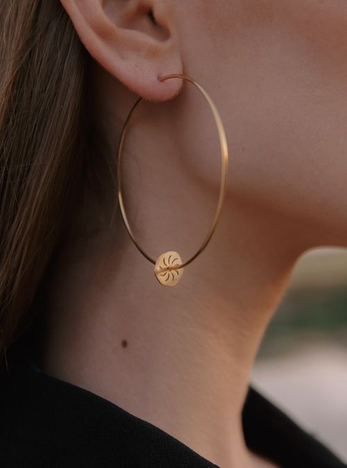 Серьги-хупы ANTU