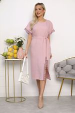 Платье Цветные кружева (пыльная роза) П13658-18М LT Collection