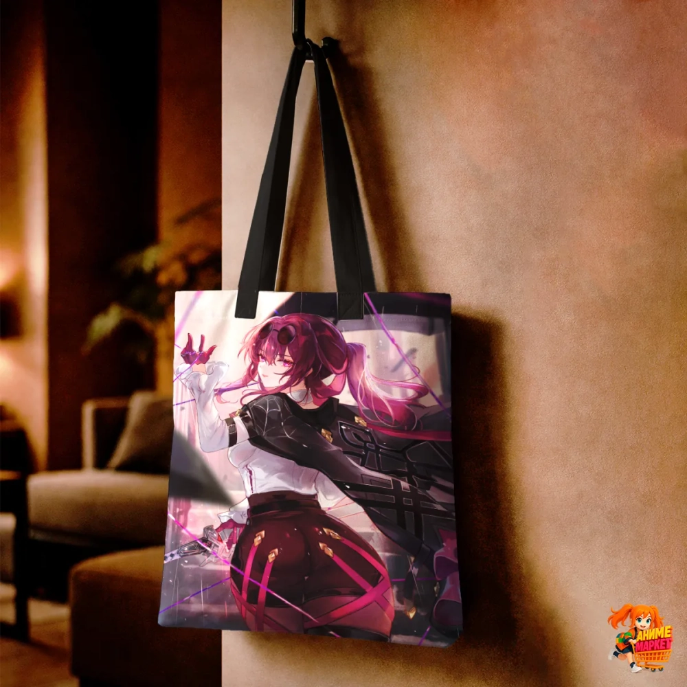 Сумка шоппер с принтом Honkai Star Rail