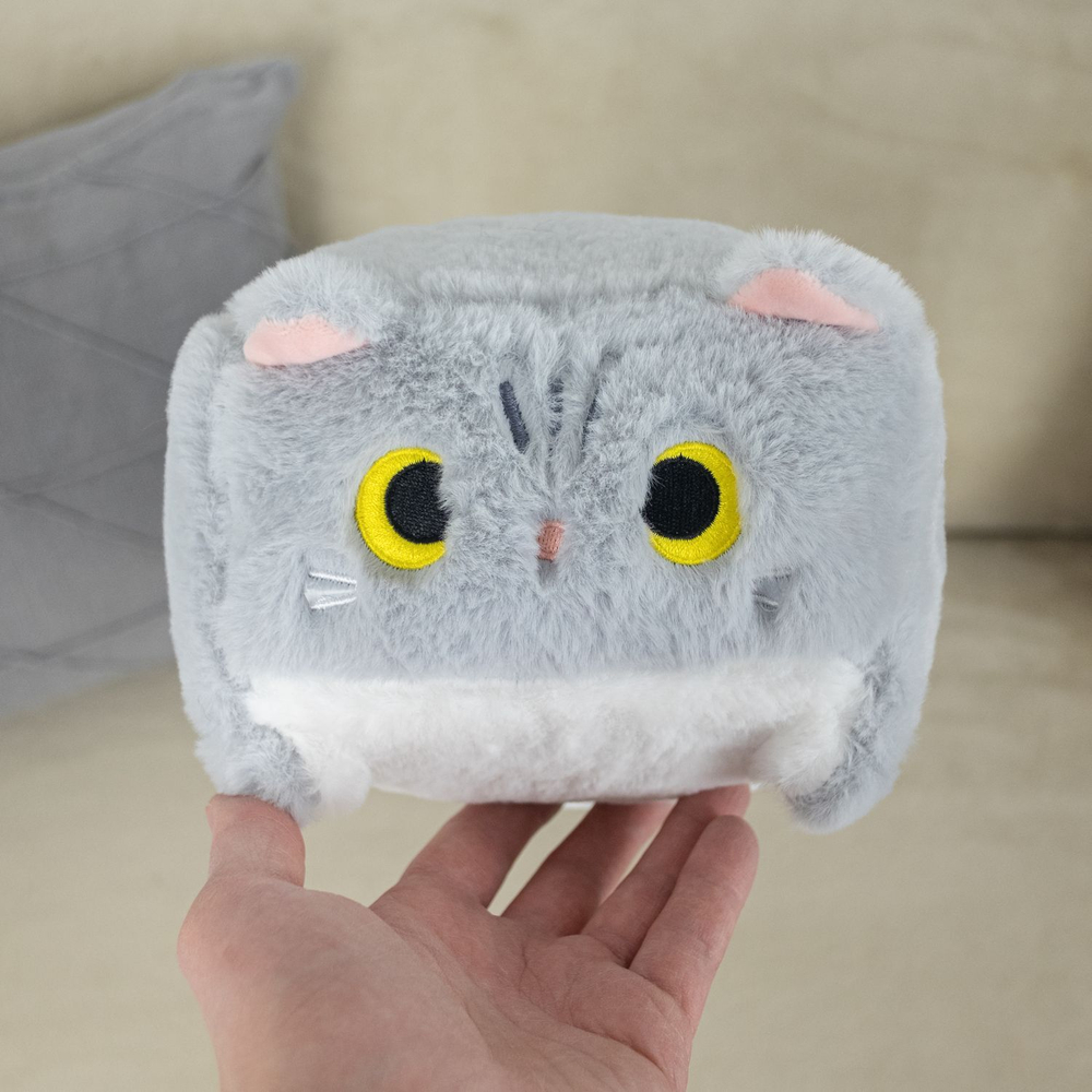 Мягкая игрушка плюш Кот для девочек и мальчиков в кроватку