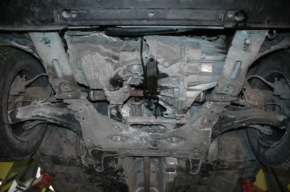 Защита картера и КПП Sheriff для Renault Megane II 2003-2009 арт.18.1735