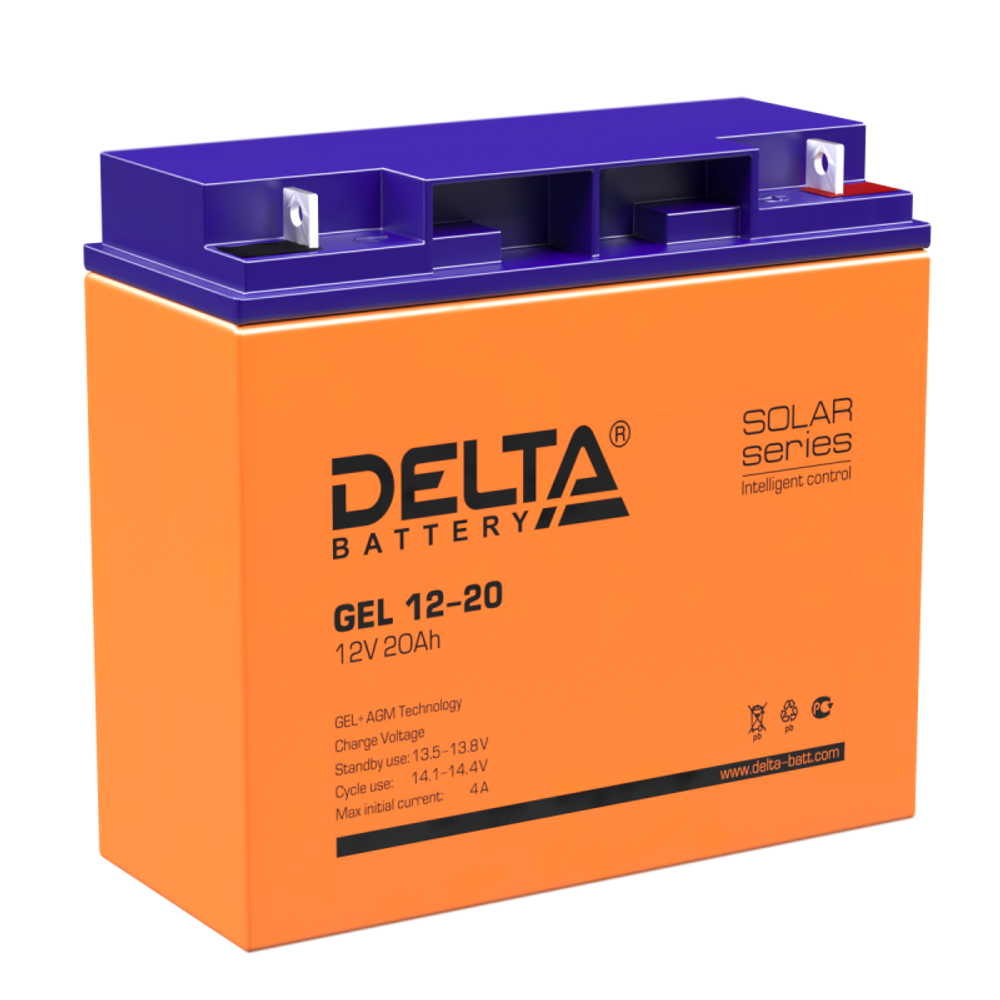 GEL 12-20 аккумулятор Delta