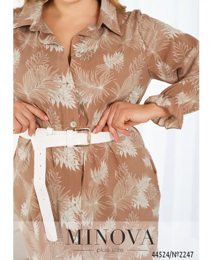 Платье 2247-бежевый Minova