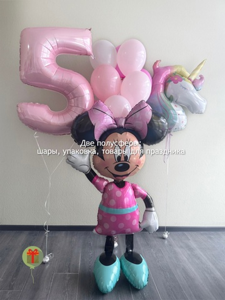 Набор Минни с цифрой