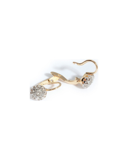 "Ежевика" серьги в золотом покрытии из коллекции "Леди" от Jenavi с английским замком