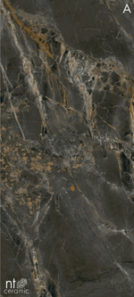 NT CERAMIC. Керамогранит Atlas Home Orobico Brown 270*120 Лаппатированный