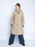 Куртка зимняя удлиненная с капюшоном