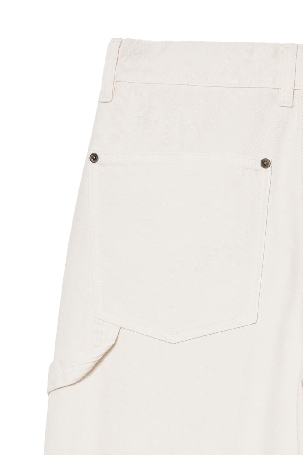 ZARA X BENITO ANTONIO БРЮКИ СВОБОДНОГО КРОЯ С КАРМАНОМ, ЭКРЮ