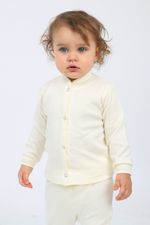 Набор ясельных кофточек интерлок 2шт голубой+бежевый арт. КФ-И/1 Натали (Акция)