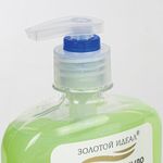 Мыло-крем жидкое 300 г ЗОЛОТОЙ ИДЕАЛ "Глицерин и алоэ вера",с антибактериальным эффектом, дозатор, 606412