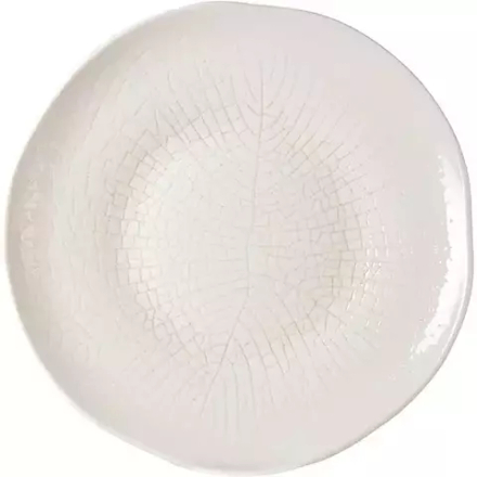 Тарелка «Кайла Акация» мелкая фарфор D=28см белый