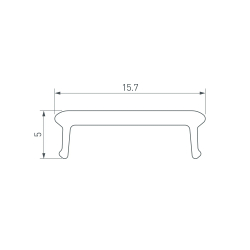 Экран призматический LINE-W16-2000 OPAL (Arlight, Пластик) 063966
