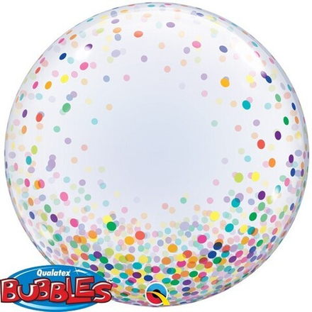 П BUBBLE DECO 24" Конфетти разноцветное