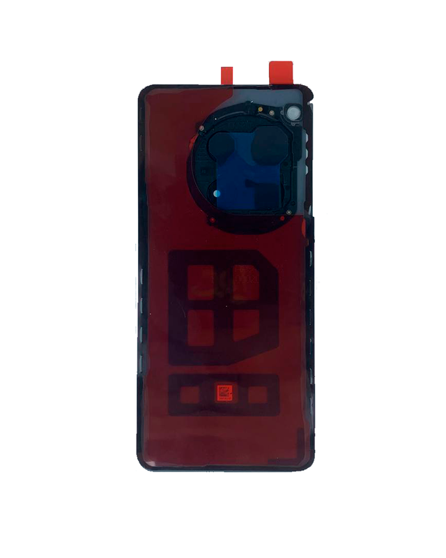 Задняя крышка для OnePlus 12 5G черная (Rock Black) со стеклом камеры