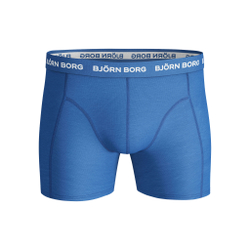 Björn Borg Noos Solids Boxer Shorts 3 Pack Men - Blue, Dark Blue