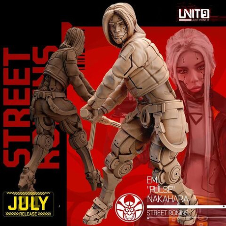 Уличные ронины Cyberpunk Street Ronins 32mm Миниатюры