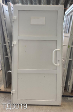 Дверь пластиковая входная Б/У 2030(в) x 1040(ш)