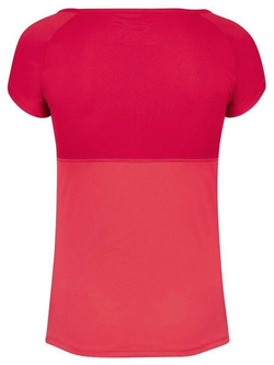 Футболка для девочки теннисная Babolat Play Cap Sleeve Top Girl - tomato red