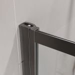 Душевая шторка на ванну CEZARES SLIDER-FIX-VF-11-90/150-C-GM с фиксированным креплением одной створки