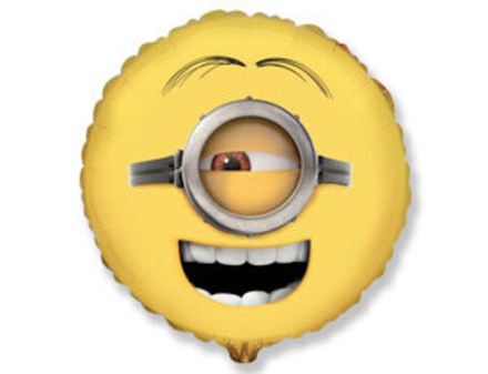 Ф 18" Круг Миньон Стюарт лицо / Minion Stuart face