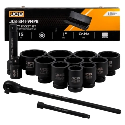 Набор инструментов ударных 15пр., 1''(12гр.) JCB JCB-8141-9MPB