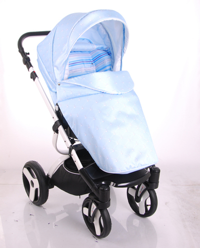 Детская коляска LONEX SANREMO 3 В 1 (голубой)