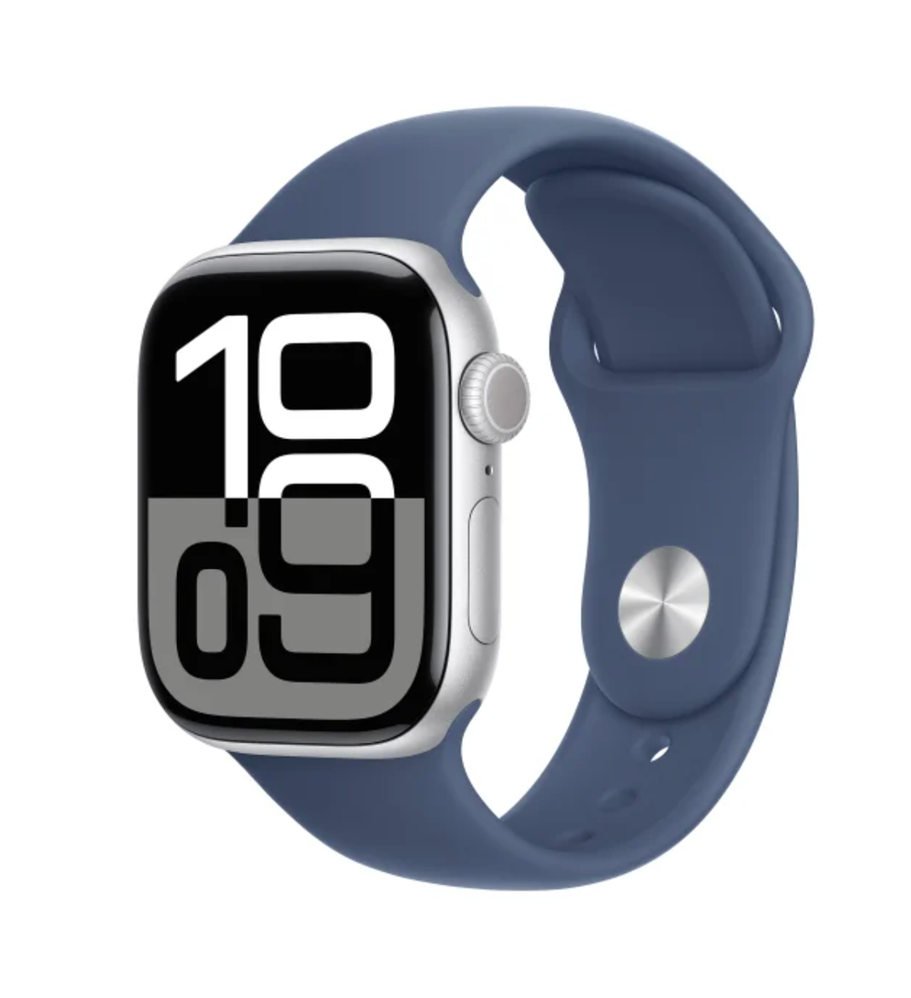 Apple Watch Series 10 (GPS) 42 мм спортивный ремешок